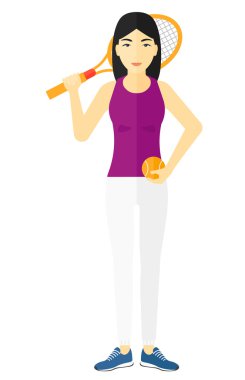 Büyük tenis oyuncusu.