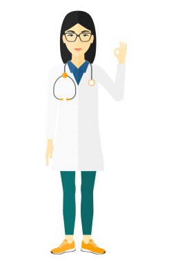 Gösteren işareti Tamam doktor.