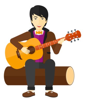 Gitar çalan adam.