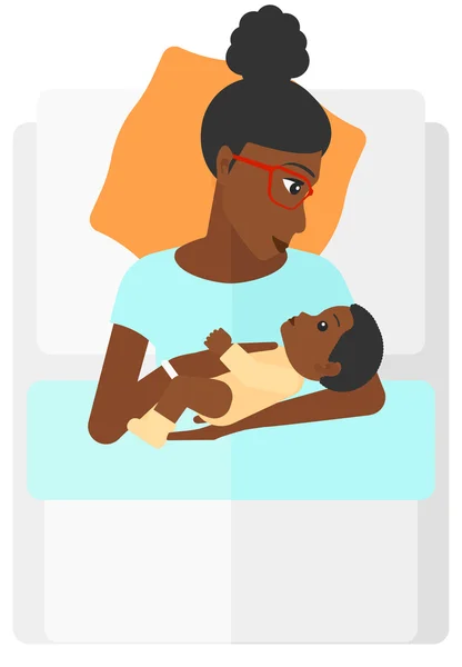 Femme en maternité . — Image vectorielle
