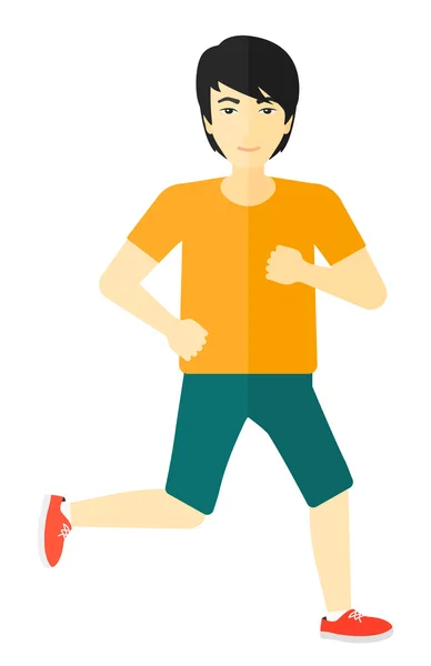 Jogging sportif homme . — Image vectorielle