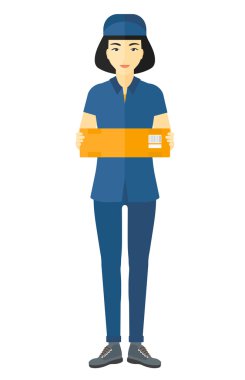 Kadın teslim kutusu.