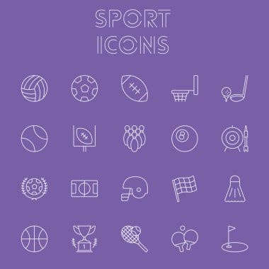 Spor Icon set.