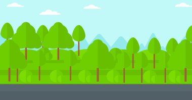 Yeşil orman arka plan.