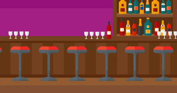Contexto do balcão de bar . —  Vetores de Stock