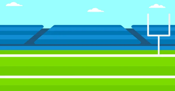 Contexte du stade de rugby . — Image vectorielle