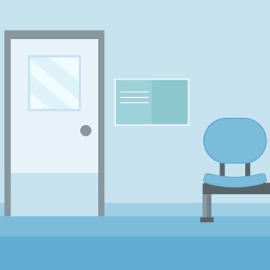 Hastane koridorunda arka plan.