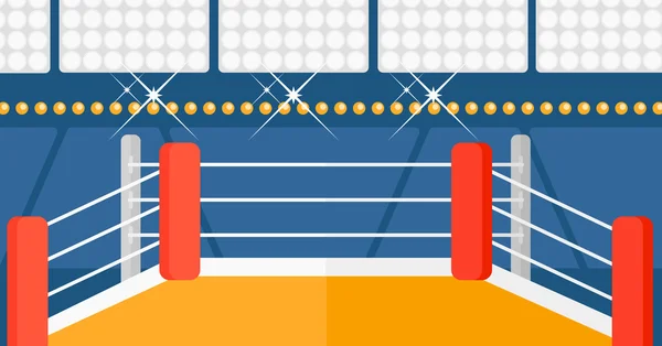 Background of boxing ring. — Stock Vector