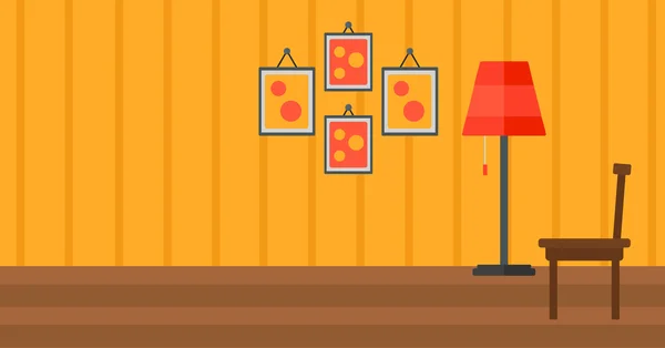 Vector: habitación | dibujos animados de habitación — Vector de stock