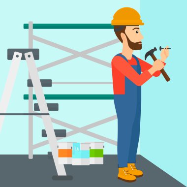 Oluşturucu çekiç çivi.