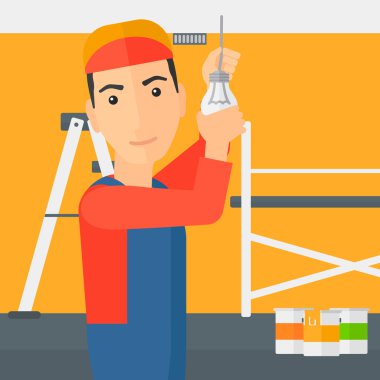 Elektrikçi büküm ampul.