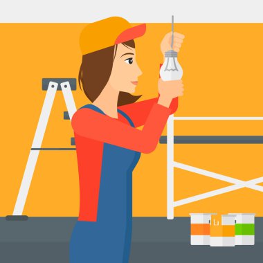 Elektrikçi büküm ampul.