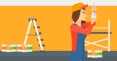 Elektrikçi büküm ampul.