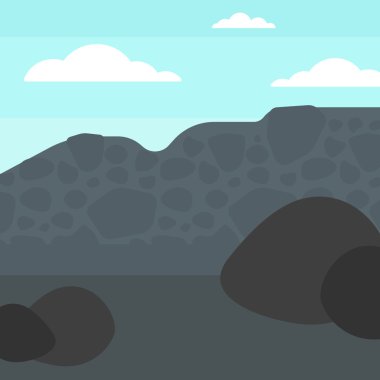 Kömür yığınları arka plan.