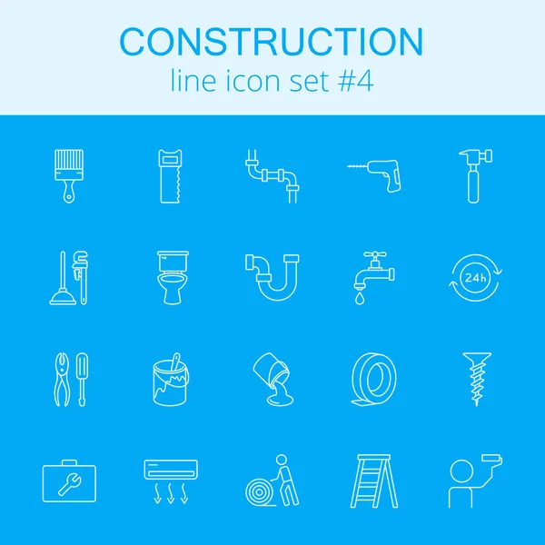 Conjunto de icono de construcción . — Vector de stock