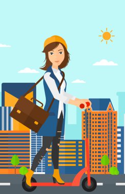 Kadın üzerinde sürme.