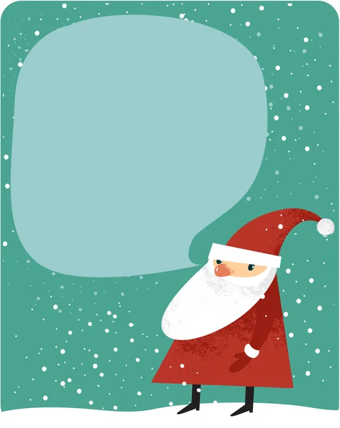 Χριστουγεννιάτικη κάρτα με χώρο αντιγραφής — Διανυσματικό Αρχείο