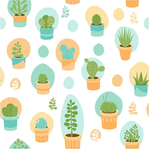 Succulent mix — Stock Vector