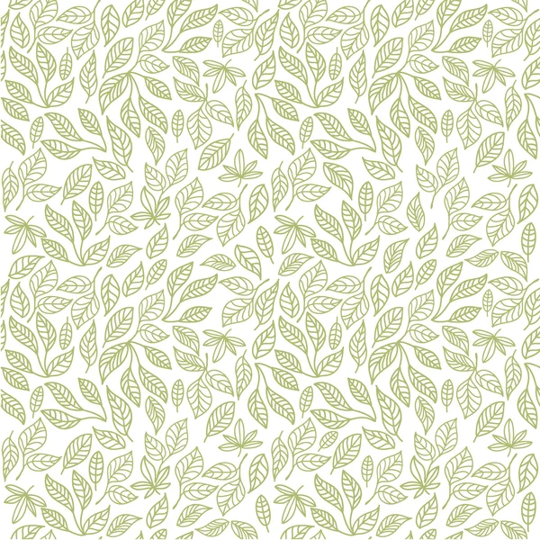 Seamless leaf pattern — Stock Vector