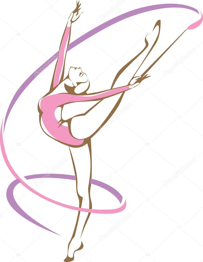 3,097 ilustraciones de stock de Niña gimnasta | Depositphotos