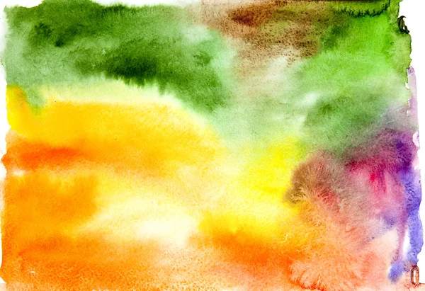 Fundo aquarela colorido abstrato — Fotografia de Stock