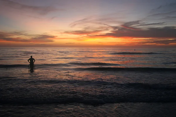 Prachtige oceaan zonsondergang — Stockfoto