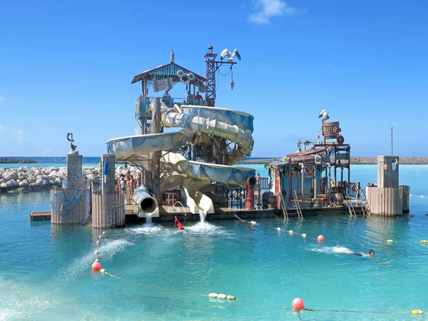 Castaway Cay vattenrutschbanor — Stockfoto