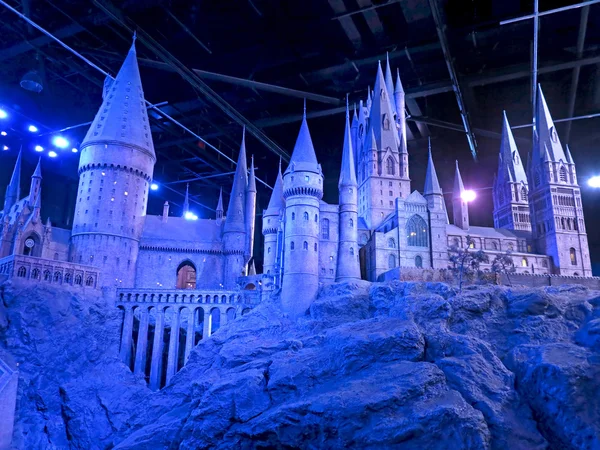Modello in scala di Hogwarts — Foto Stock