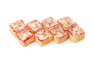 Beyaz arka plan üzerinde rulo