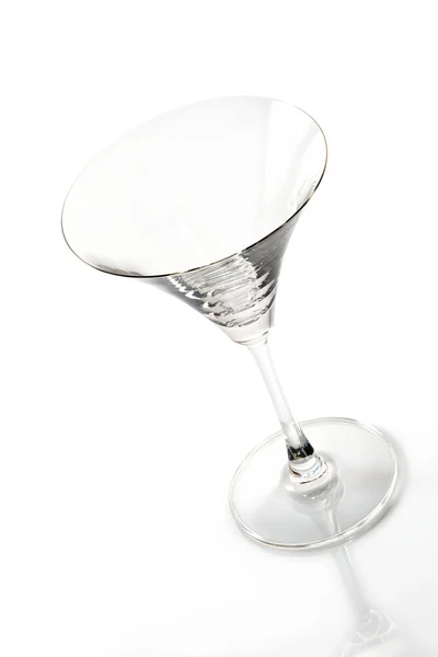 Empty martini glass — Stock Photo, Image