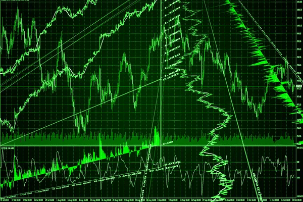 Graph, diagram (abstraction) — Stock Photo, Image