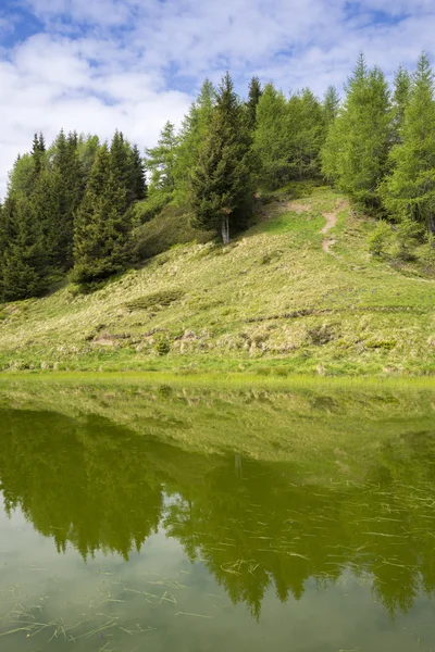 Vista dos Alpes Italianos de Rosskopf - Monte Cavallo (Vipiteno Fotos De Bancos De Imagens Sem Royalties