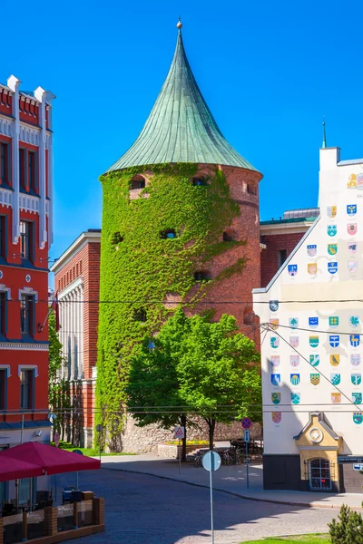 Mittelalterlicher Pulverturm in Riga, Lettland — Stockfoto