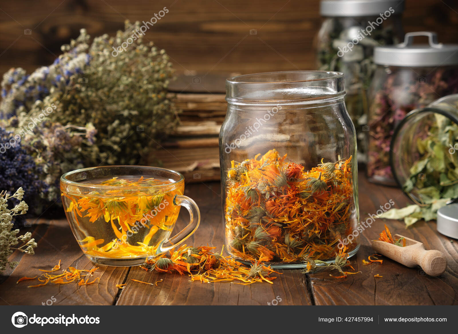 How To Dry Marigold Flowers For Tea Home Alqu