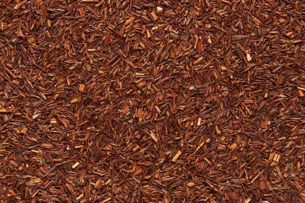 Rooibos Tea Textúra Közel Száraz Vörösbokor Egészséges Tea Felülnézet — Stock Fotó