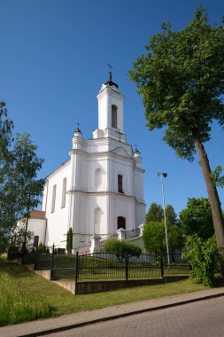 Old ancient Church Of The Blessed Virgin Mary Nativity in Zaslavl, Minsk region, Belarus.