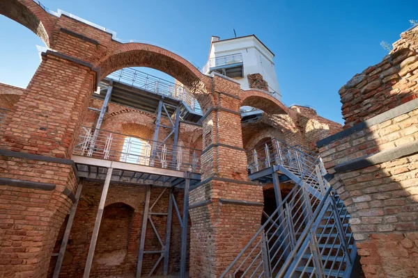 Atracción Bielorrusia Ruinas Del Antiguo Castillo Antiguo Golshany Pueblo Región — Foto de Stock