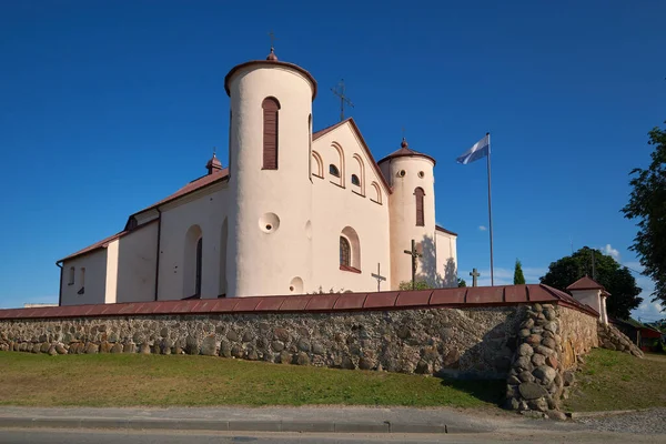 Antigua Iglesia Católica San Juan Bautista Kamai Distrito Postavy Región — Foto de Stock
