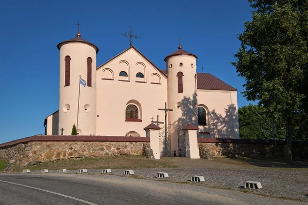 Starověký Kostel Jana Křtitele Kamaji Okres Postavy Vitebsk Bělorusko — Stock fotografie