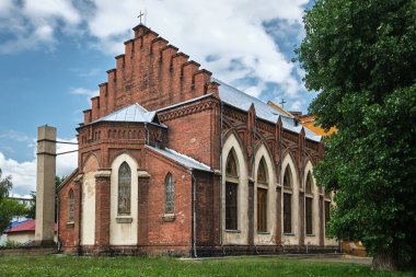 Bobruisk, Mogilev bölgesindeki Kutsal Bakire Meryem 'in Eski Katolik Kilisesi, Belarus.