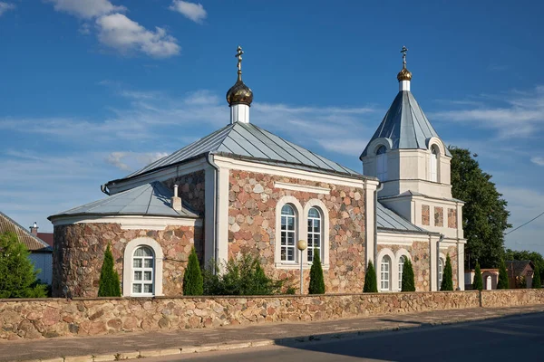 Iglesia San Elías Aldea Naroch Región Minsk Bielorrusia — Foto de Stock