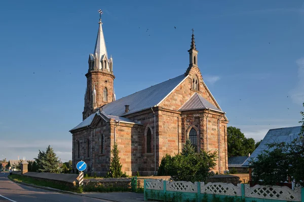 Vecchia Chiesa Cattolica Casimir Nel Villaggio Lipnishki Regione Grodno Distretto — Foto Stock