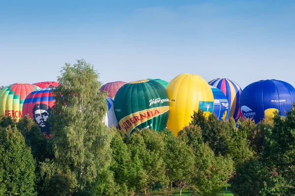 Minsk, Belarus. 13-September-2014: hot air baloon at the Champio — Stock Photo, Image