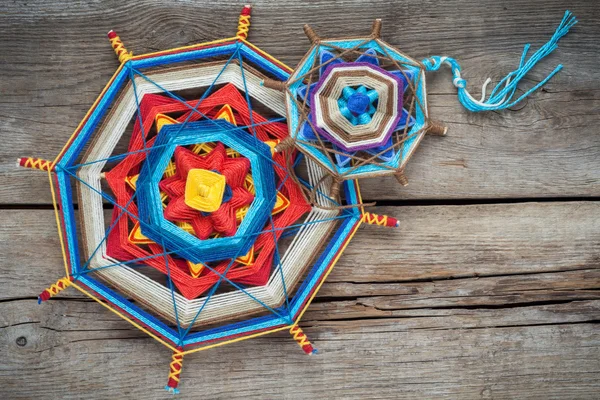 Stickad mandala — Stockfoto