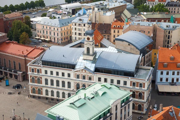 Letecký pohled na město Riga, Lotyšsko — Stock fotografie