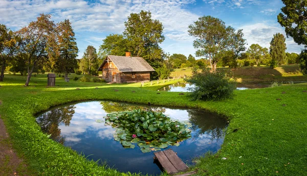 Латвійські пейзажі сільських — стокове фото