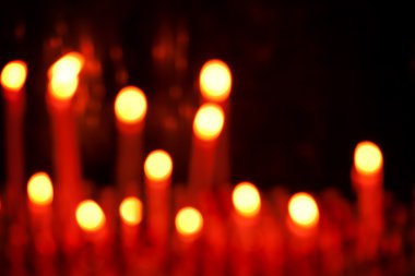 Candels içinde arka plan bulanıklık