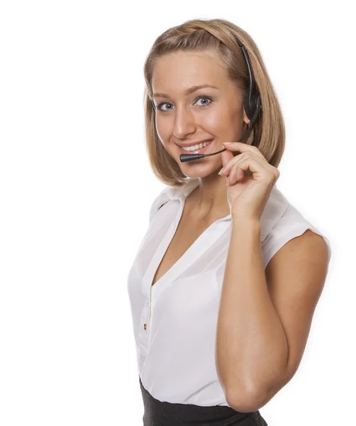 şirin kız-Sekreter kulaklık