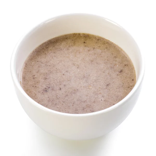 Una ciotola di zuppa di grano saraceno — Foto Stock