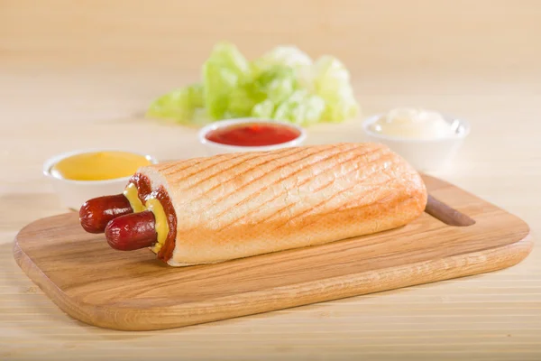 Çift Kişilik sosisli sandviç